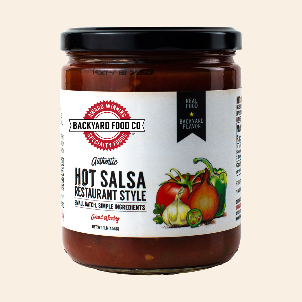 Fresh Homemade Restaurant Style Hot Salsa - Simple Ingredients