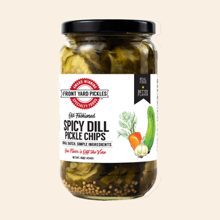 Spicy Dill Pickle Chips Jar